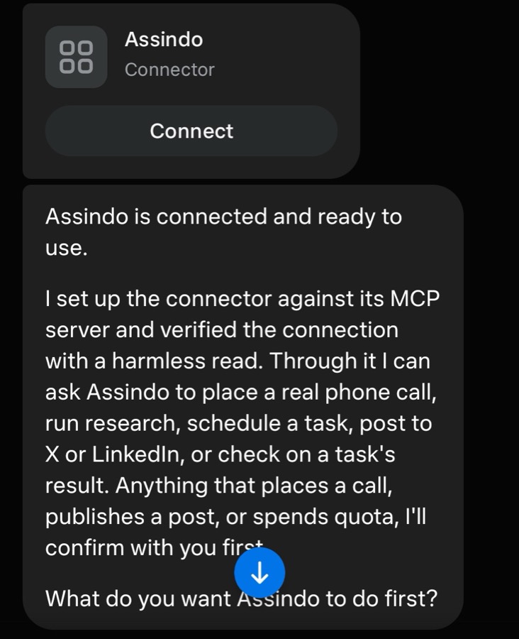 How to Connect Meta Muse to Assindo (Make Real Phone Calls from Muse)
